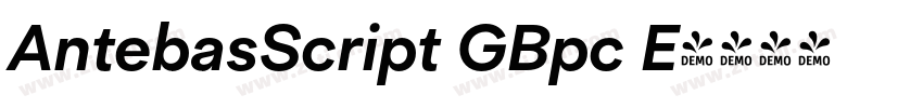 AntebasScript GBpc E字体转换